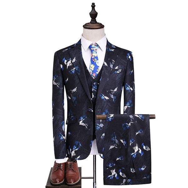 men suits homme mariage 2020 autumn designers tuxedo lapel floral groom single-breasted 3 pcs men wedding banquet dress suits, White;black
men suits homme mariage 2020 autumn designers tuxedo lapel floral groom single-breasted 3 pcs men wedding banquet dress suits, White;black