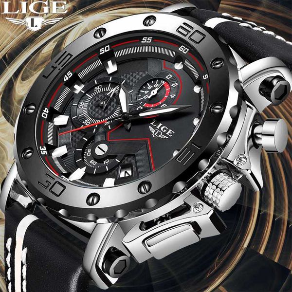 lige creative men watch chronograph quartz watches men clock male leather sport army wrist watches+box, Slivery;brown
lige creative men watch chronograph quartz watches men clock male leather sport army wrist watches+box, Slivery;brown
