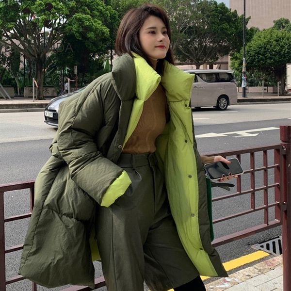 parka women 2019 new winter down jacket women coat long outwear female parka thick cotton padded female new fashion coat, Black 
parka women 2019 new winter down jacket women coat long outwear female parka thick cotton padded female new fashion coat, Black