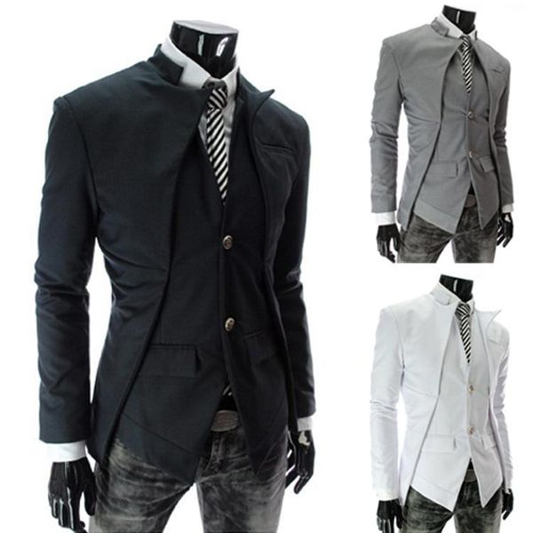 new fashion mens casual clothes slim fit stylish suit blazer coats jackets ing, White;black
new fashion mens casual clothes slim fit stylish suit blazer coats jackets ing, White;black
