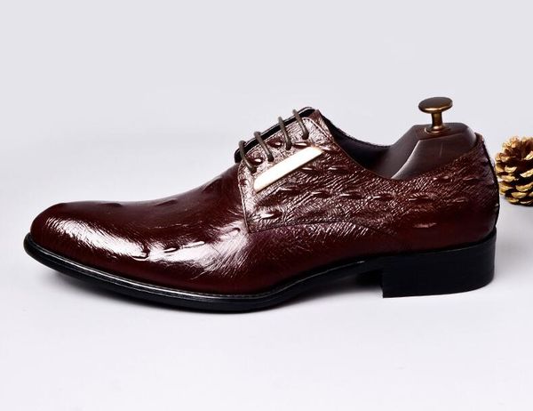 fashion trend italian men wedding black lace up oxford genuine leather crocodile print party business male dress red shoe
fashion trend italian men wedding black lace up oxford genuine leather crocodile print party business male dress red shoe