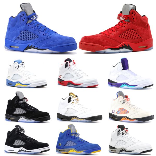 men 5 5s basketball shoes bred laney blue white fresh prince grape international flight mens trainer designer sport sneaker size 41-47
men 5 5s basketball shoes bred laney blue white fresh prince grape international flight mens trainer designer sport sneaker size 41-47