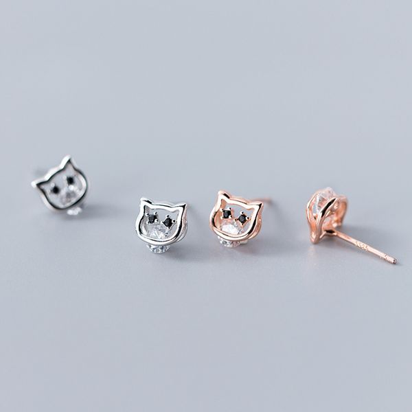 trusta genuine 925 sterling silver cute sweet dazzling hollow cat cz stud earrings for women girls wedding jewelry gift ds1940, Golden;silver
trusta genuine 925 sterling silver cute sweet dazzling hollow cat cz stud earrings for women girls wedding jewelry gift ds1940, Golden;silver