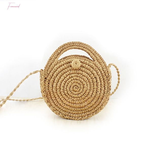 bohemian handmade rattan woven round handbag straw bag knitted messenger bags for women straw beach bag
bohemian handmade rattan woven round handbag straw bag knitted messenger bags for women straw beach bag