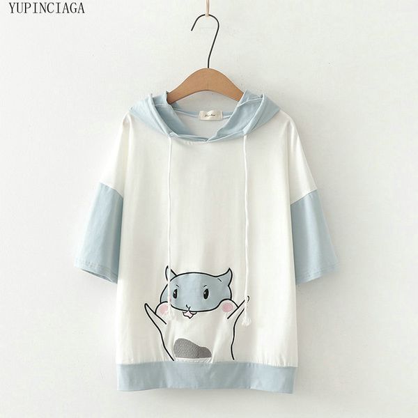 women's hoodies & sweatshirts 2021 summer women sweet cartoon hooded short sleeve pullover tracksuits ins girl girlfriends patchwork, Black
women's hoodies & sweatshirts 2021 summer women sweet cartoon hooded short sleeve pullover tracksuits ins girl girlfriends patchwork, Black