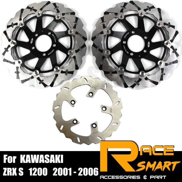 for zrx s 1200 2001 - 2006 motorcycle cnc front and rear brake disc floating motorcycles brake rotors zrx 1200s 2002
for zrx s 1200 2001 - 2006 motorcycle cnc front and rear brake disc floating motorcycles brake rotors zrx 1200s 2002