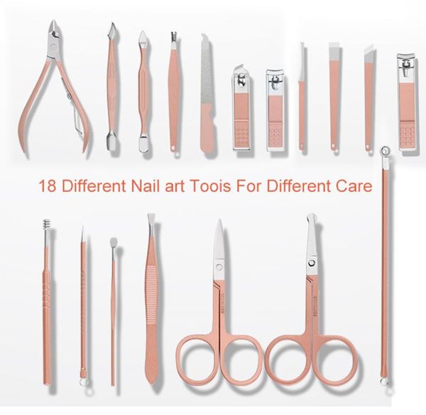 10/18pcs manicure nail clippers pedicure set nail trimmer portable travel hygiene kit stainless steel cutter tool set
10/18pcs manicure nail clippers pedicure set nail trimmer portable travel hygiene kit stainless steel cutter tool set