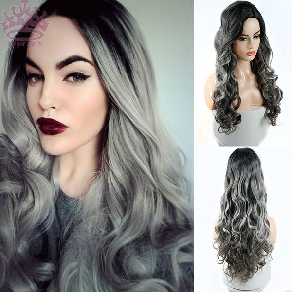 azqueen synthetic long wave wig fashion wig new machine made heat resistant fiber hair wigs wave long for women, Black
azqueen synthetic long wave wig fashion wig new machine made heat resistant fiber hair wigs wave long for women, Black