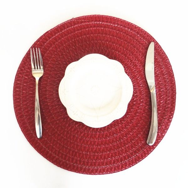 2ps special promotion of international popular wine red round cushion table heat insulation pad kitchen decor
2ps special promotion of international popular wine red round cushion table heat insulation pad kitchen decor