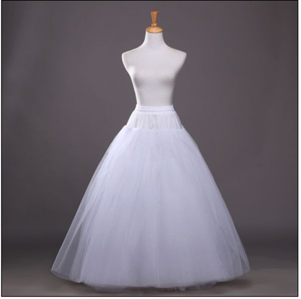 a line 3 layers no hoop tulle petticoat underskirt for bridal wedding prom quinceanera gowns adjustable sizes, White
a line 3 layers no hoop tulle petticoat underskirt for bridal wedding prom quinceanera gowns adjustable sizes, White