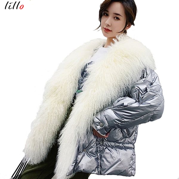 star models net red lamb hair down jacket collar profile fur coat female 2019 winter new light short silver fashion down jacket, Black
star models net red lamb hair down jacket collar profile fur coat female 2019 winter new light short silver fashion down jacket, Black