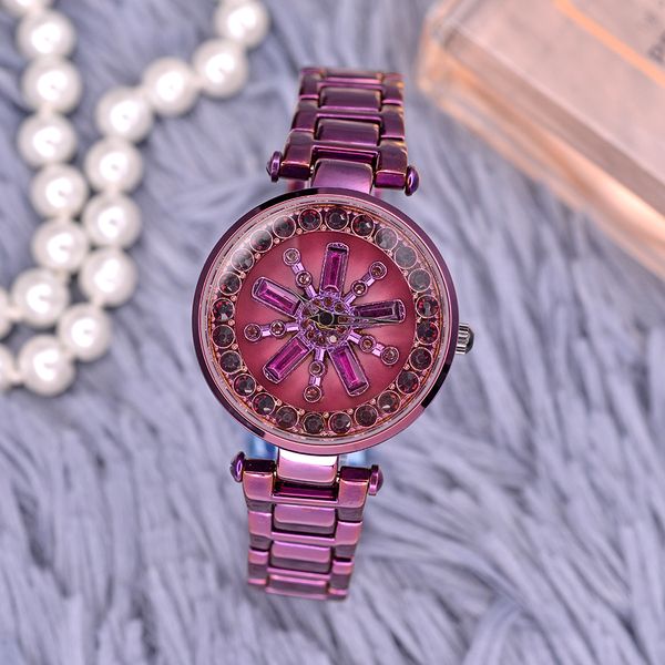 counter vacuum plating steel diamond turntable crystal waterproof quartz watch womens watch, Slivery;brown
counter vacuum plating steel diamond turntable crystal waterproof quartz watch womens watch, Slivery;brown