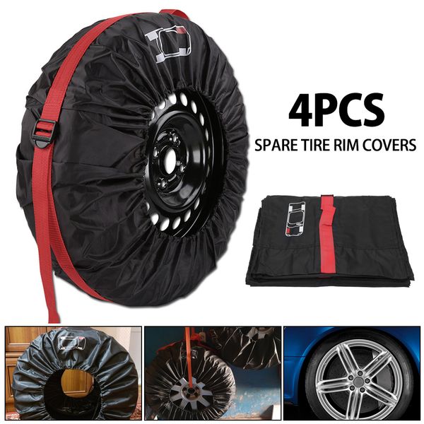 4pcs spare tire cover case polyester winter and summer car tire storage bags auto tyre accessories vehicle wheel protector
4pcs spare tire cover case polyester winter and summer car tire storage bags auto tyre accessories vehicle wheel protector
