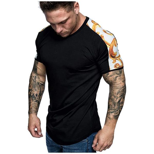 outdoor t-shirts solid color stitching t shirt printing mens shirts slim fit men cotton black short sleeve clothing summer tee, Gray;blue
outdoor t-shirts solid color stitching t shirt printing mens shirts slim fit men cotton black short sleeve clothing summer tee, Gray;blue