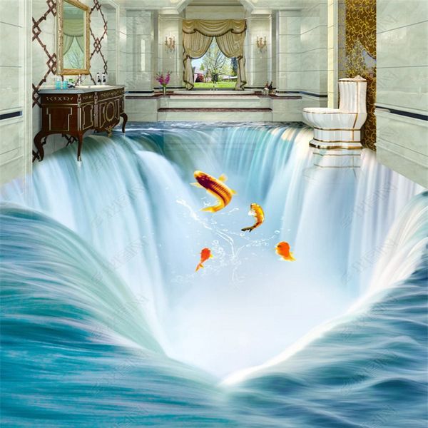 custom fashion classic waterproof pvc waterfall water suitable for indoor 3d floor zenith papel de parede 3d wallpaper
custom fashion classic waterproof pvc waterfall water suitable for indoor 3d floor zenith papel de parede 3d wallpaper