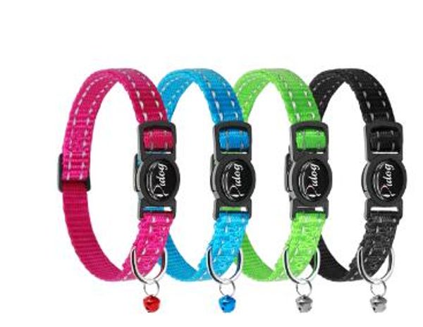 4pcs/lot safety breakaway cat kitten collars shar pei nylon reflective safety collar for small cats with bell mixed 4 colors
4pcs/lot safety breakaway cat kitten collars shar pei nylon reflective safety collar for small cats with bell mixed 4 colors