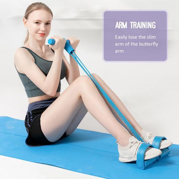 4-tube fitness elastic pull rope foot pedal body slim yoga resistance multifunctional bands workout latex bands fitness exercise
4-tube fitness elastic pull rope foot pedal body slim yoga resistance multifunctional bands workout latex bands fitness exercise