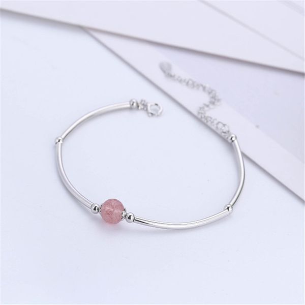 pofunuo 925 silver women stylish handmade tube chain bracelets female exquisite strawberry quartz crystal beads charm bracelets, Golden;silver
pofunuo 925 silver women stylish handmade tube chain bracelets female exquisite strawberry quartz crystal beads charm bracelets, Golden;silver