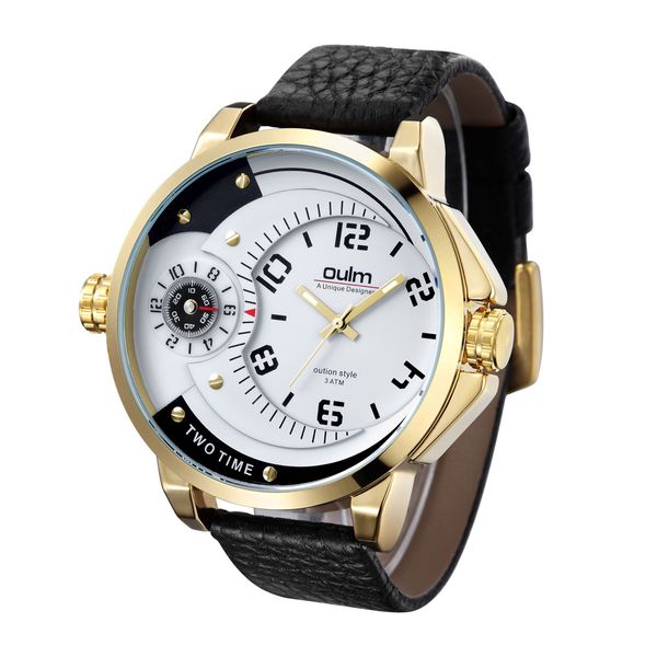 men's cool big dial multi-time zone waterproof leather watch manufacturer's wholesale bracelet accessories gift, Slivery;brown
men's cool big dial multi-time zone waterproof leather watch manufacturer's wholesale bracelet accessories gift, Slivery;brown