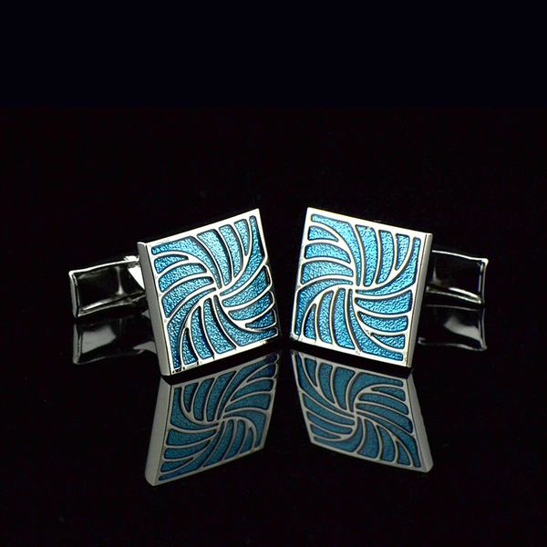 jhsl brand fashion jewelry silver color metal men square shirts blue enamel cufflinks father gift, Silver;golden
jhsl brand fashion jewelry silver color metal men square shirts blue enamel cufflinks father gift, Silver;golden