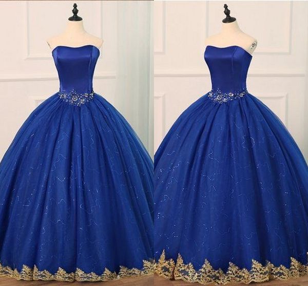 royal blue gold aplique ball gowns prom quinceanera dresses 2020 strapless crystal waist backless party pageant dress vestidos de, Blue;red
royal blue gold aplique ball gowns prom quinceanera dresses 2020 strapless crystal waist backless party pageant dress vestidos de, Blue;red