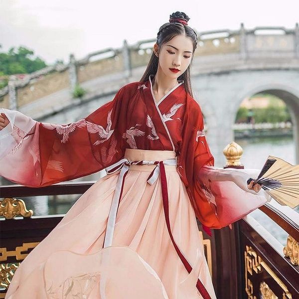 vintage hanfu summer clothes sets women dress gradient maxi dress students sweet clothes costume chinese style loose dress+skirt, White
vintage hanfu summer clothes sets women dress gradient maxi dress students sweet clothes costume chinese style loose dress+skirt, White