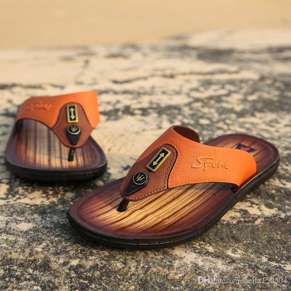 2019 europe designer sandals leather flip-flops causal non-slip summer huaraches slippers flip flops slippers summer outdoor beach slippers, Black
2019 europe designer sandals leather flip-flops causal non-slip summer huaraches slippers flip flops slippers summer outdoor beach slippers, Black