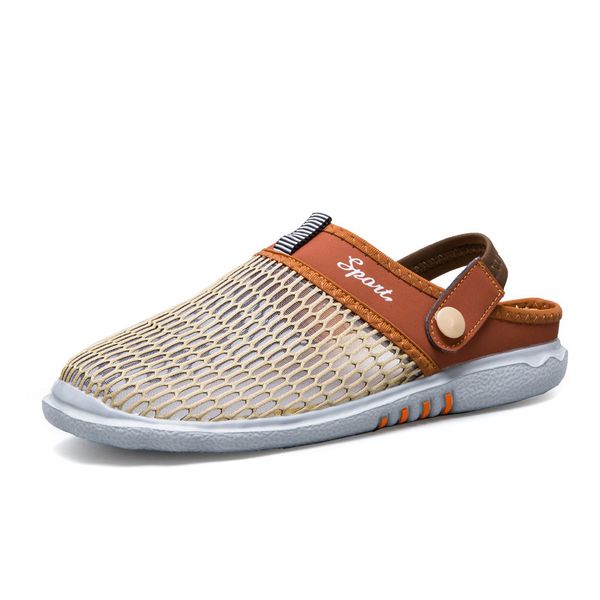 fashion men beach sandals mesh men sandals summer men shoes for beach outdoor walking shoes male, Black
fashion men beach sandals mesh men sandals summer men shoes for beach outdoor walking shoes male, Black