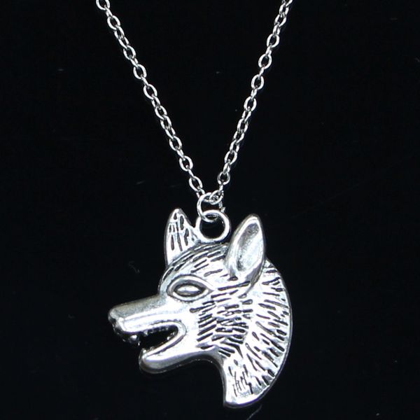 20pcs new fashion necklace 35x30mm wolf dog wolfhound silver pendants short long women men colar gift jewelry choker
20pcs new fashion necklace 35x30mm wolf dog wolfhound silver pendants short long women men colar gift jewelry choker
