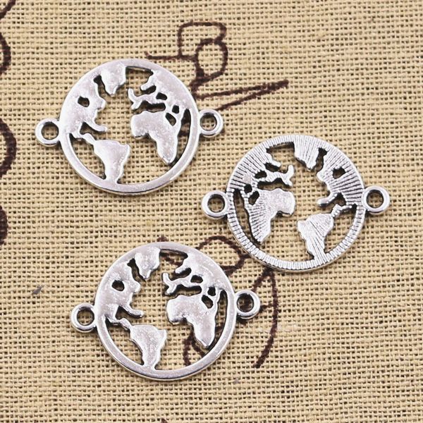 8pcs charms world map link earth connector 20x26mm antique bronze silver color pendants making diy handmade tibetan finding
8pcs charms world map link earth connector 20x26mm antique bronze silver color pendants making diy handmade tibetan finding