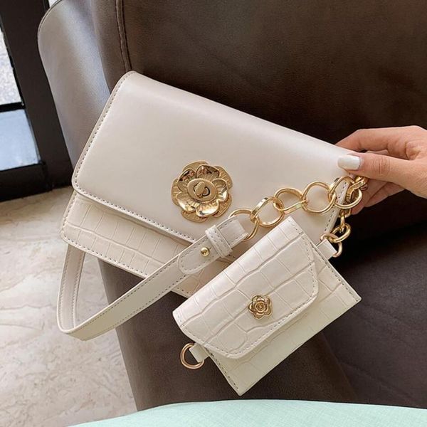 crocodile pattern square crossbody bag 2020 new high-quality pu leather women's handbag flower lock chain shoulder messenger bag
crocodile pattern square crossbody bag 2020 new high-quality pu leather women's handbag flower lock chain shoulder messenger bag