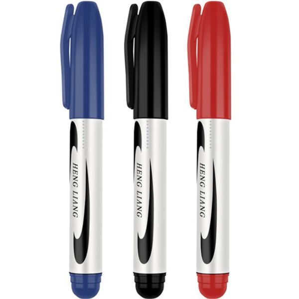 Waterproof Ermanent Black Blue Red Office Art Marker Pens Student School Stationery