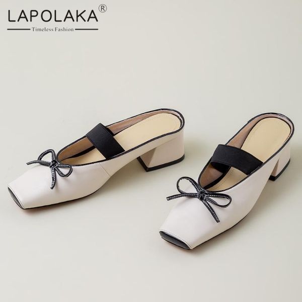 lapolaka 2020 genuine cow leather chunky heels slip on summer shoes women pumps mules butterfly casual pumps woman, Black
lapolaka 2020 genuine cow leather chunky heels slip on summer shoes women pumps mules butterfly casual pumps woman, Black