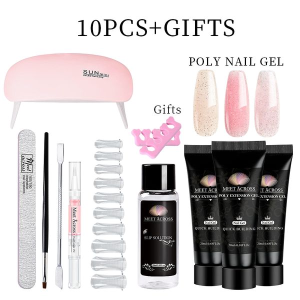 meet across nail extension poly nail gel set with tips form building gel for manicure finger extension art set, Red;pink
meet across nail extension poly nail gel set with tips form building gel for manicure finger extension art set, Red;pink