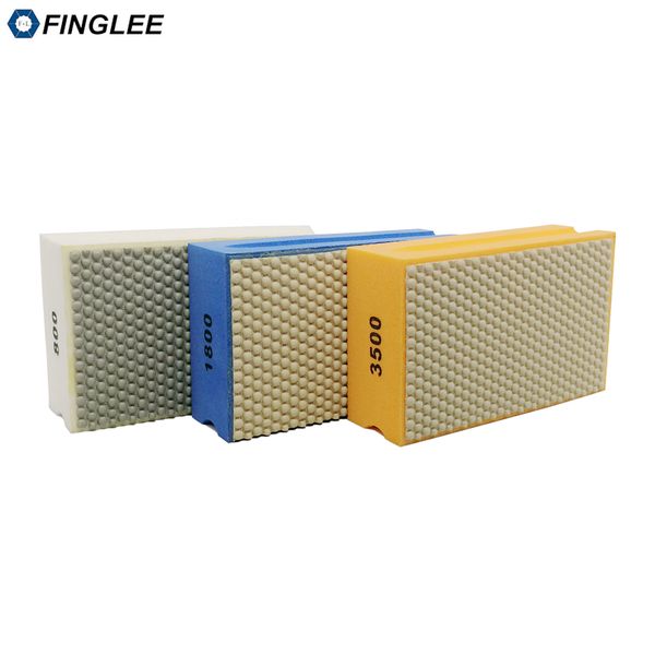 finglee 1pc diamond polishing hand pad, 90x55mm foam backed pads for polishing stone ceramic tile glass,grit 800 1800 3500
finglee 1pc diamond polishing hand pad, 90x55mm foam backed pads for polishing stone ceramic tile glass,grit 800 1800 3500