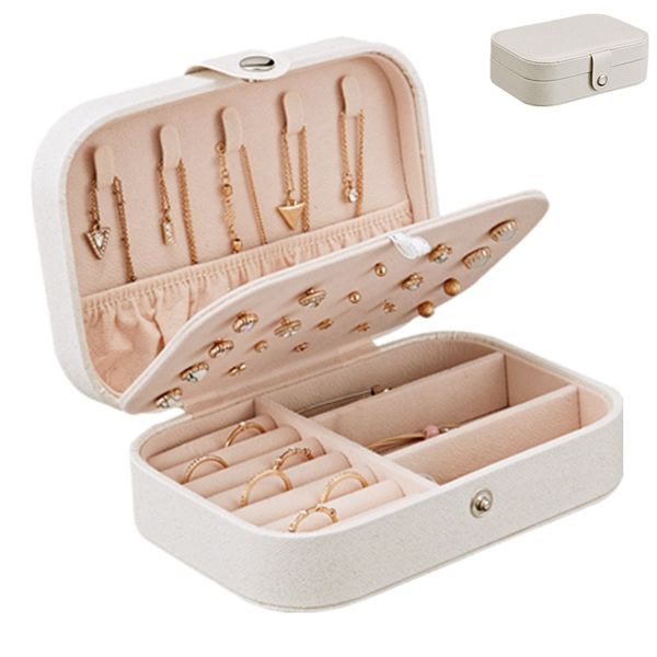women pu leather make up cases portable multi-function girls earrings jewelry ring box jewelry makeup storage organizer box new
women pu leather make up cases portable multi-function girls earrings jewelry ring box jewelry makeup storage organizer box new
