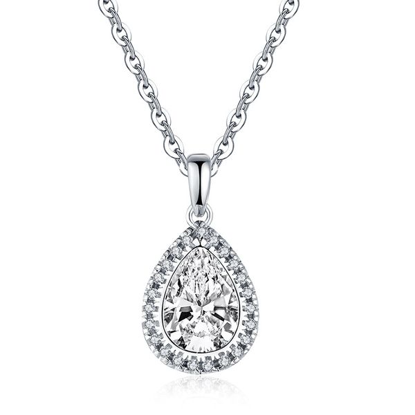 7*10mm s925 fine jewelry sterling silver pear cut pendant necklace lab-created diamond engagement wedding proposal gift
7*10mm s925 fine jewelry sterling silver pear cut pendant necklace lab-created diamond engagement wedding proposal gift