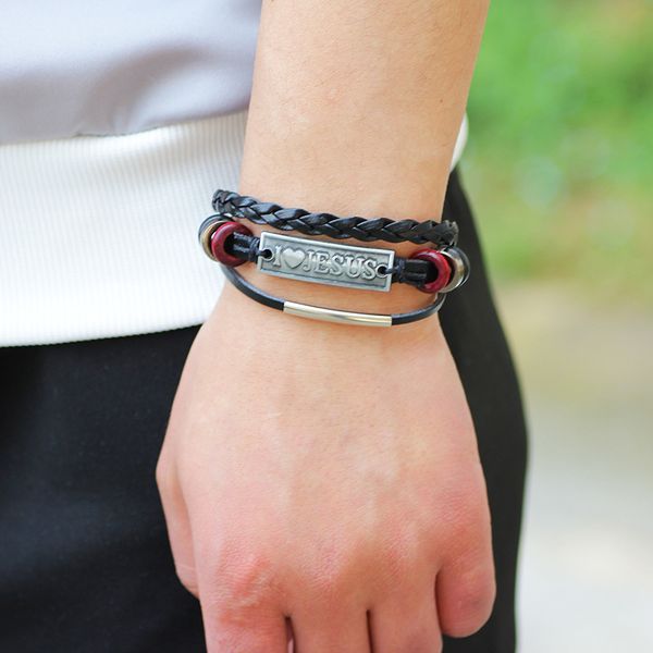 jewelry new products braided rope leather bracelet alloy love accessories small commodity manufacturers wholesale, White
jewelry new products braided rope leather bracelet alloy love accessories small commodity manufacturers wholesale, White