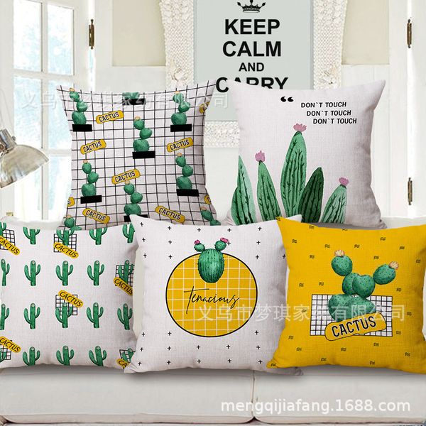 northern europe wind cactus hold cotton pillow case automobile sofa back cushion cushion bedside backrest pillow
northern europe wind cactus hold cotton pillow case automobile sofa back cushion cushion bedside backrest pillow