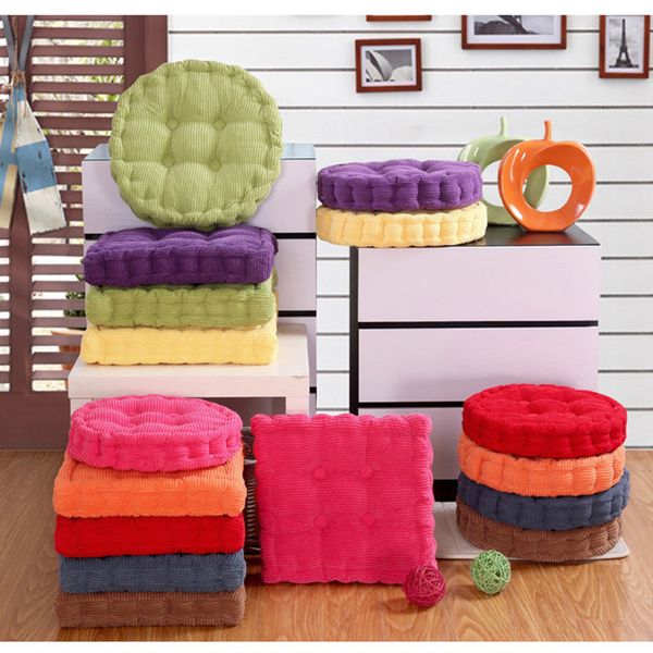 1pc 36*38cm thicker soft washable cotton colorful home decor floor mat round shape plaid chair pad seat cushion
1pc 36*38cm thicker soft washable cotton colorful home decor floor mat round shape plaid chair pad seat cushion