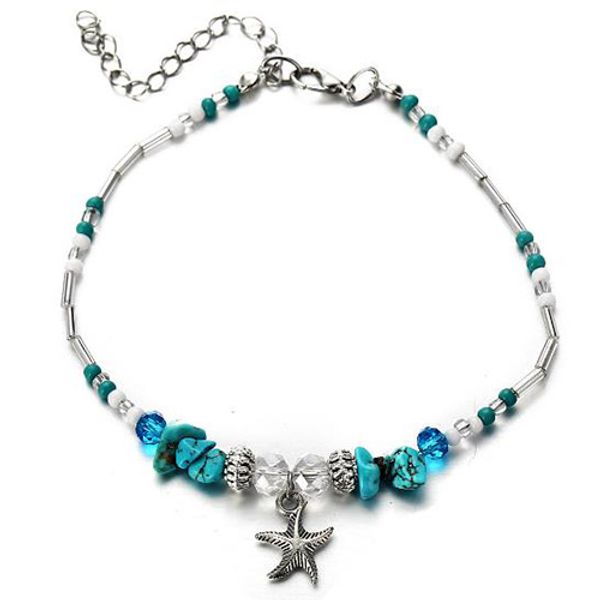 богемные морские звезды бусы каменные браслеты для женщин boho серебряный цвет браслет-цепочка на ноге пляж лодыжки ювелирные изделия новые, Red;blue
богемные морские звезды бусы каменные браслеты для женщин boho серебряный цвет браслет-цепочка на ноге пляж лодыжки ювелирные изделия новые, Red;blue