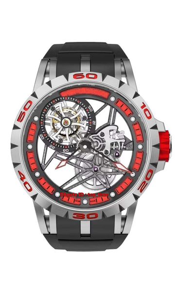 9 style watch excalibur spider tourbillon 46mm automatic mens watch 316l steel case skeleton dial rubber strap gents watches, Slivery;brown
9 style watch excalibur spider tourbillon 46mm automatic mens watch 316l steel case skeleton dial rubber strap gents watches, Slivery;brown