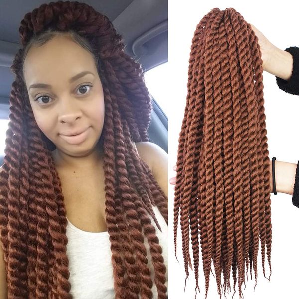fashion 6 packs full head 14" havana mambo twist crochet hair senegalese twist crochet braids havana twists braiding hair (30#, Black
fashion 6 packs full head 14" havana mambo twist crochet hair senegalese twist crochet braids havana twists braiding hair (30#, Black