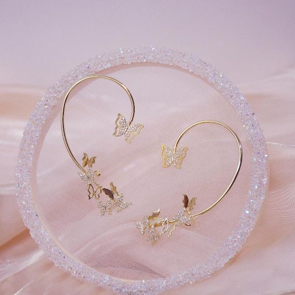 korean new design fashion jewelry exquisite light copper inlaid zircon exaggerated butterfly ear bone clip female earring, Golden;silver
korean new design fashion jewelry exquisite light copper inlaid zircon exaggerated butterfly ear bone clip female earring, Golden;silver