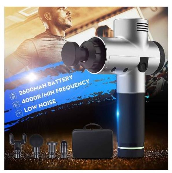4000r/min therapy massage guns 3 gears muscle massager pain sport massage machine relax body slimming relief 4 heads with bag
4000r/min therapy massage guns 3 gears muscle massager pain sport massage machine relax body slimming relief 4 heads with bag