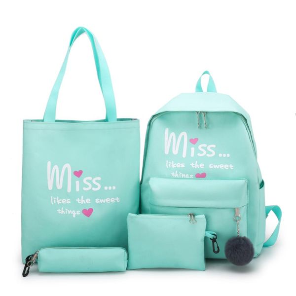 4шт / комплект женщин школа рюкзаки нейлон schoolbag для подростков девочек student book bag мальчиков ранец
4шт / комплект женщин школа рюкзаки нейлон schoolbag для подростков девочек student book bag мальчиков ранец