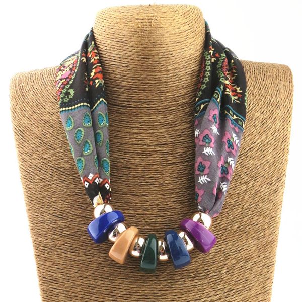 new geometric beads necklaces printing flowers pattern wrap chiffon statement scarf necklace for women bohemian jewelry
new geometric beads necklaces printing flowers pattern wrap chiffon statement scarf necklace for women bohemian jewelry