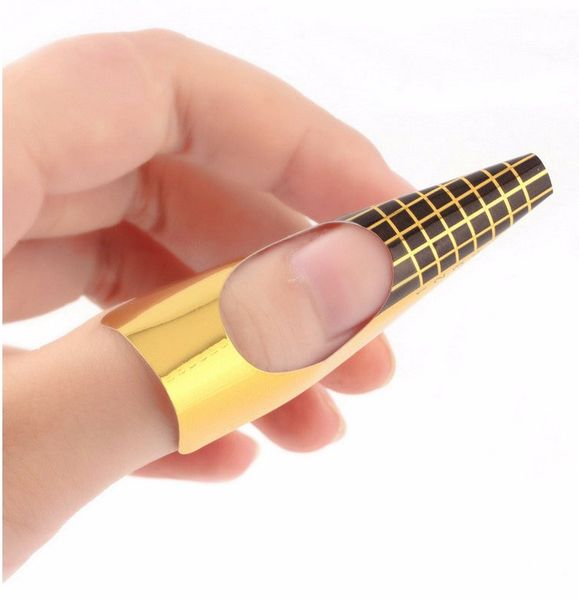 50 pcs nail art sculpting diy guide sticker golden horseshoe shape nail forms acrylic uv gel tips extending art tools, Black
50 pcs nail art sculpting diy guide sticker golden horseshoe shape nail forms acrylic uv gel tips extending art tools, Black