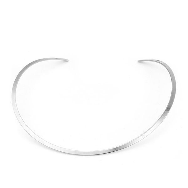 fashion stainless steel collar neck ring necklace silver trendy women men girls friend necklaces jewelry gift 42.5cm long, 1 pc
fashion stainless steel collar neck ring necklace silver trendy women men girls friend necklaces jewelry gift 42.5cm long, 1 pc
