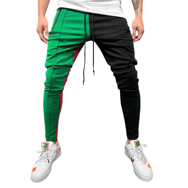 fashion men's pants streetwear hip hop casual solid patchwork color sweatpant trousers jogger pant clothes, Black
fashion men's pants streetwear hip hop casual solid patchwork color sweatpant trousers jogger pant clothes, Black